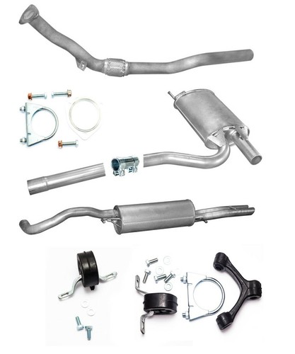 Auspuff komplett audi - auspuff, b5
